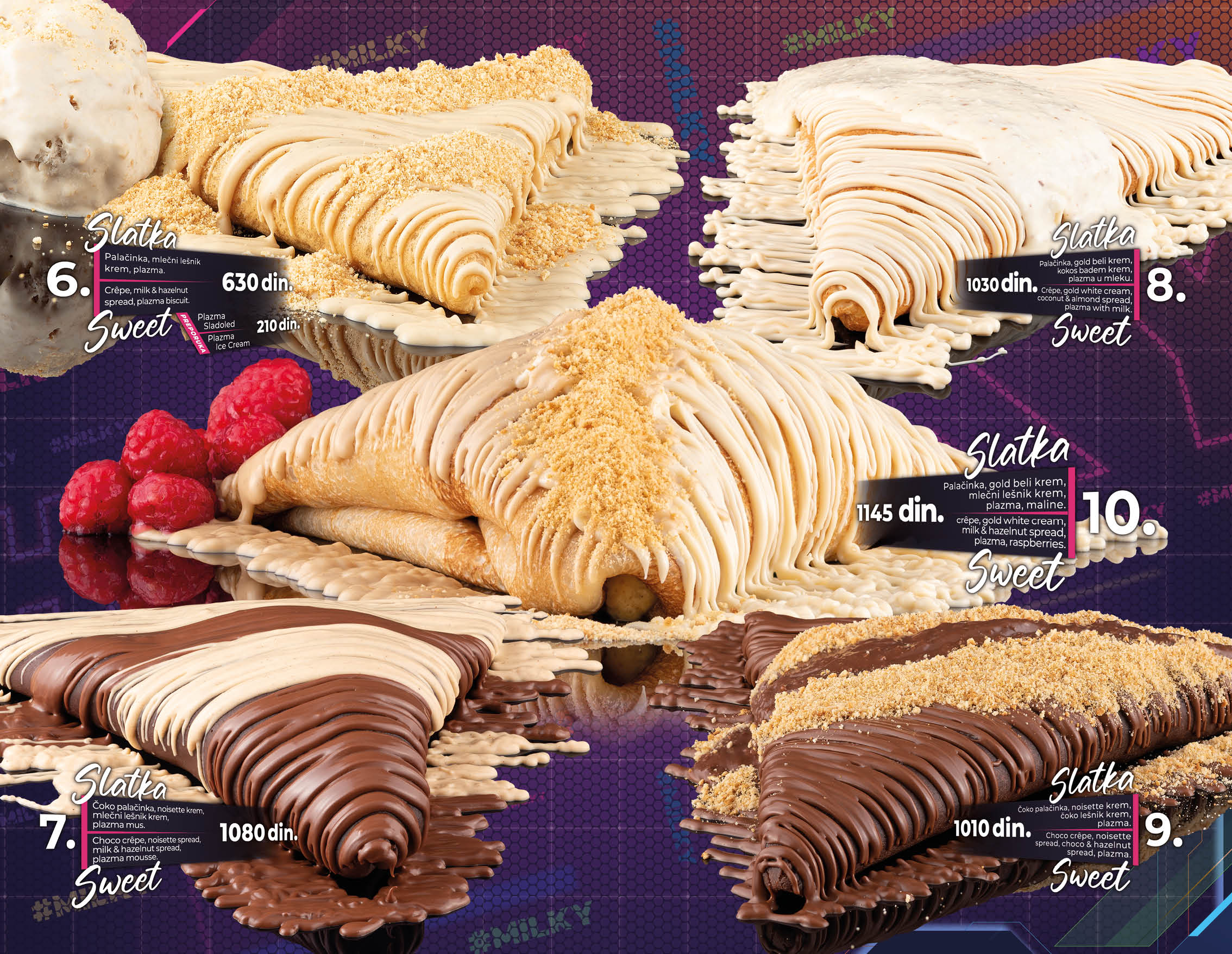 menu BG 25043 Cenovnik / Slatke palacinke 2