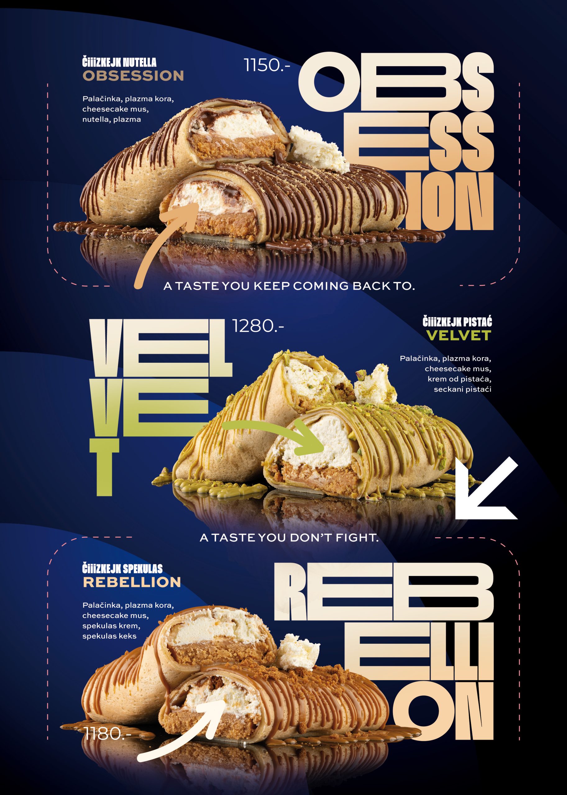 cheesecake 2 Menu letnjih pica