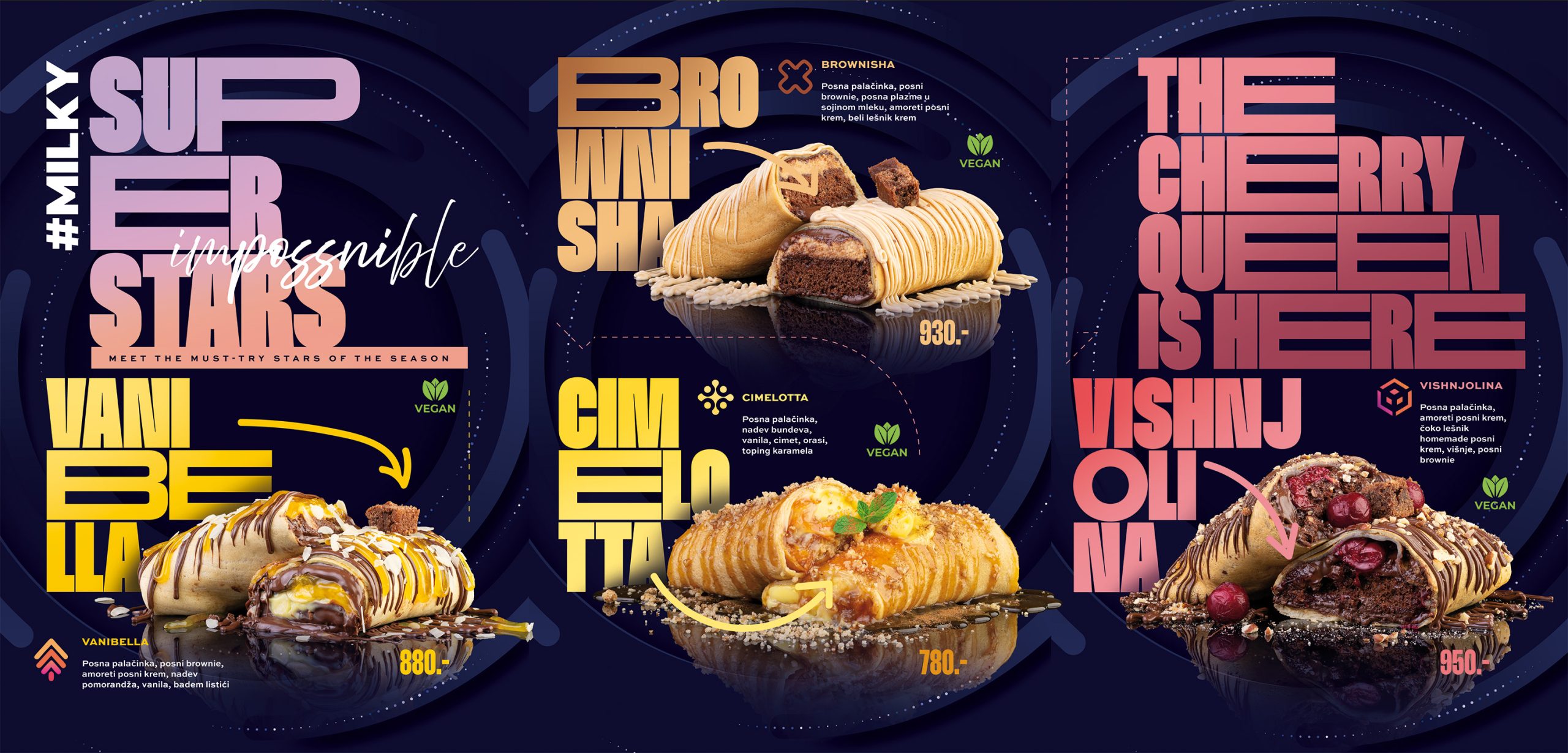 mi unutra f Menu letnjih pica